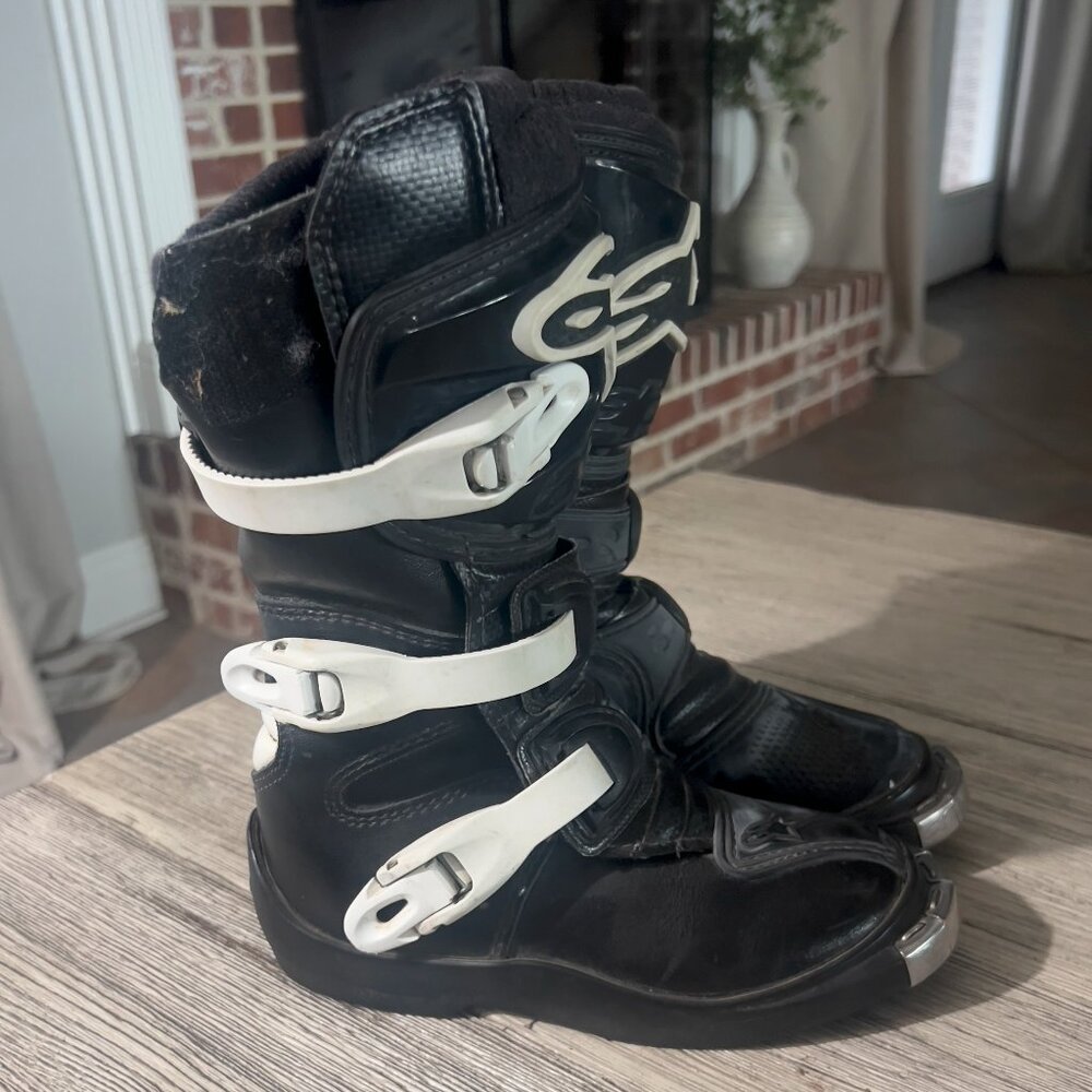 Alpinestars Motor Cross Powersports Boots Youth Size 13